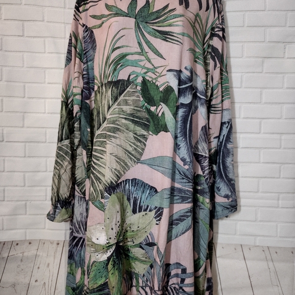 LC Waikiki Classic Tropical Print Dress - Picture 2 of 10